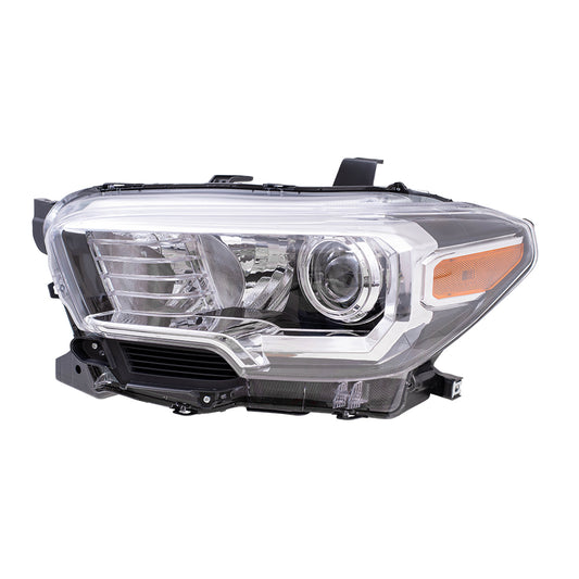 Headlight for 2018-2018 Tacoma w/ Fog Lights w/o LED Daytime Running Light 8115004261 Left