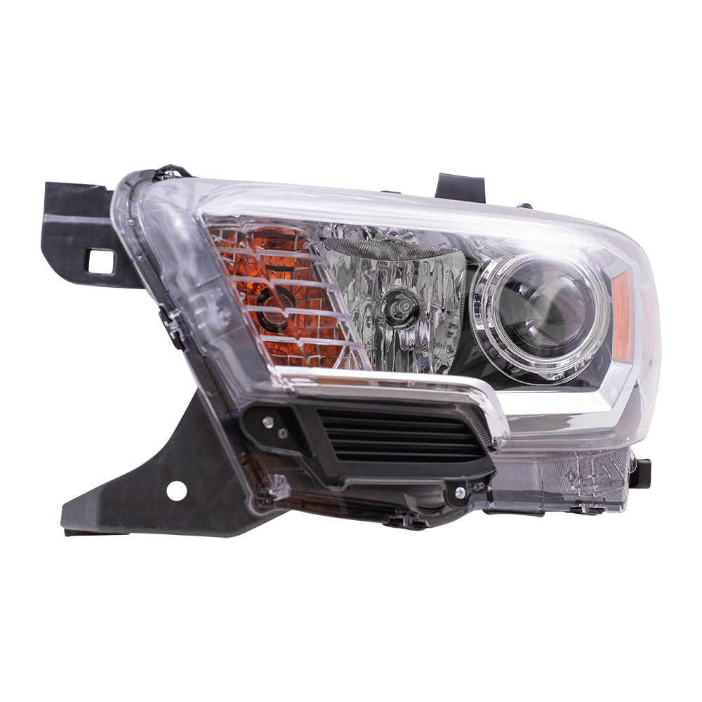 Headlight for 2018-2018 Tacoma w/ Fog Lights w/o LED Daytime Running Light 8115004261 Left