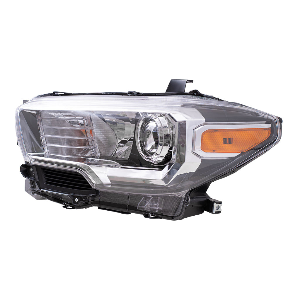 Headlight for 2018-2018 Tacoma w/ Fog Lights w/o LED Daytime Running Light 8115004261 Left