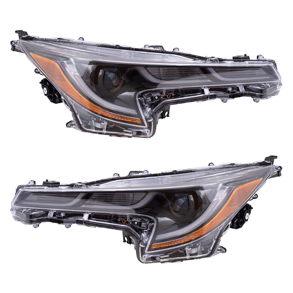 Headlight for 2020-2024 Corolla LED SE w/ Apex/Nightshade XSE w/ Apex NA Built 8115002P50 Set