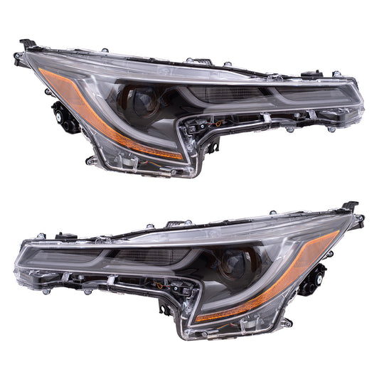 Headlight for 2020-2024 Corolla LED SE w/ Apex/Nightshade XSE w/ Apex NA Built 8115002P50 Set