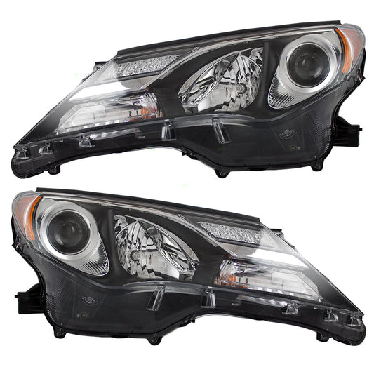 Headlight for 2013-2015 RAV4 811500R042 Set
