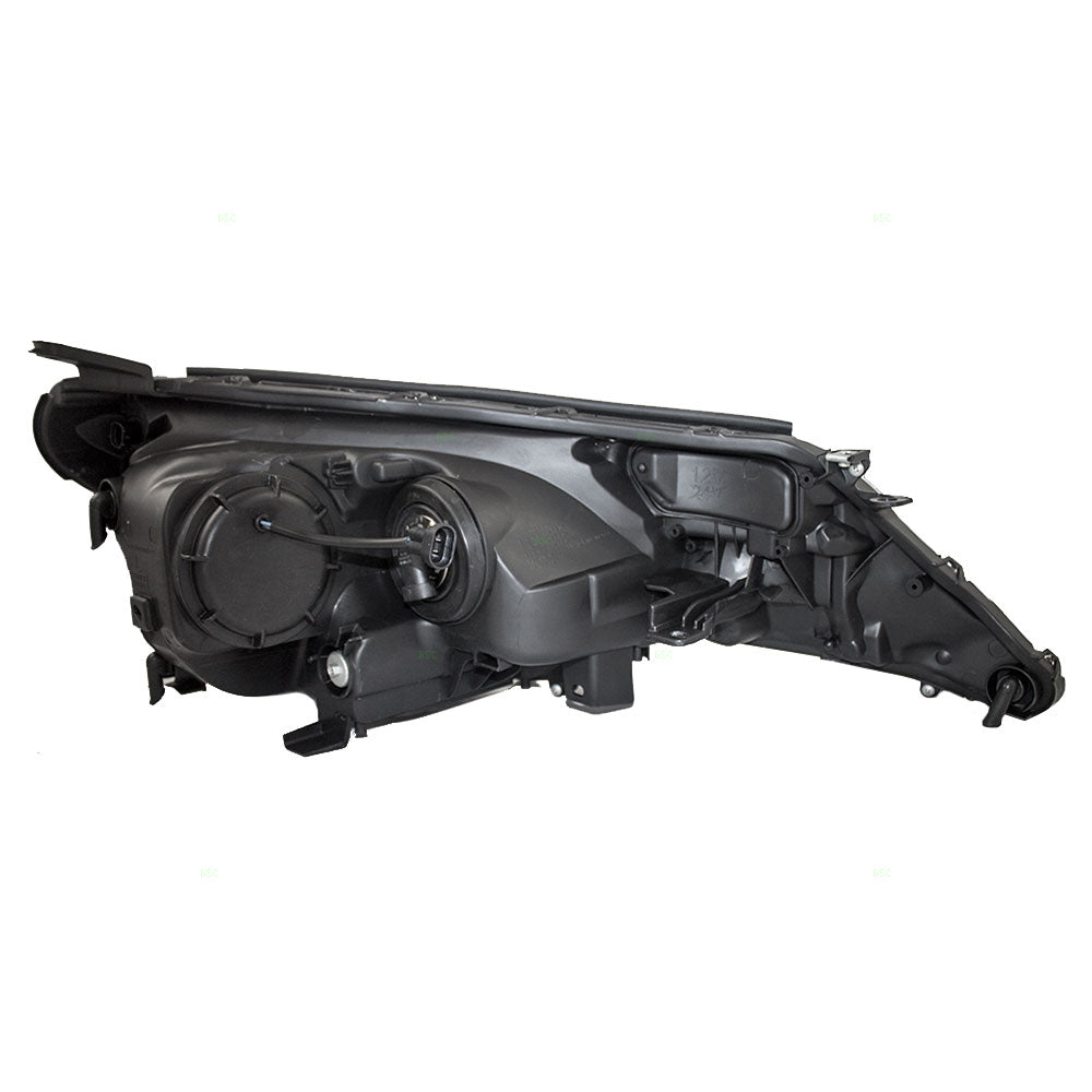 Brock Replacement Drivers Combination Halogen Headlight Headlamp Assembly Compatible with 13-15 RAV4 81150-0R042