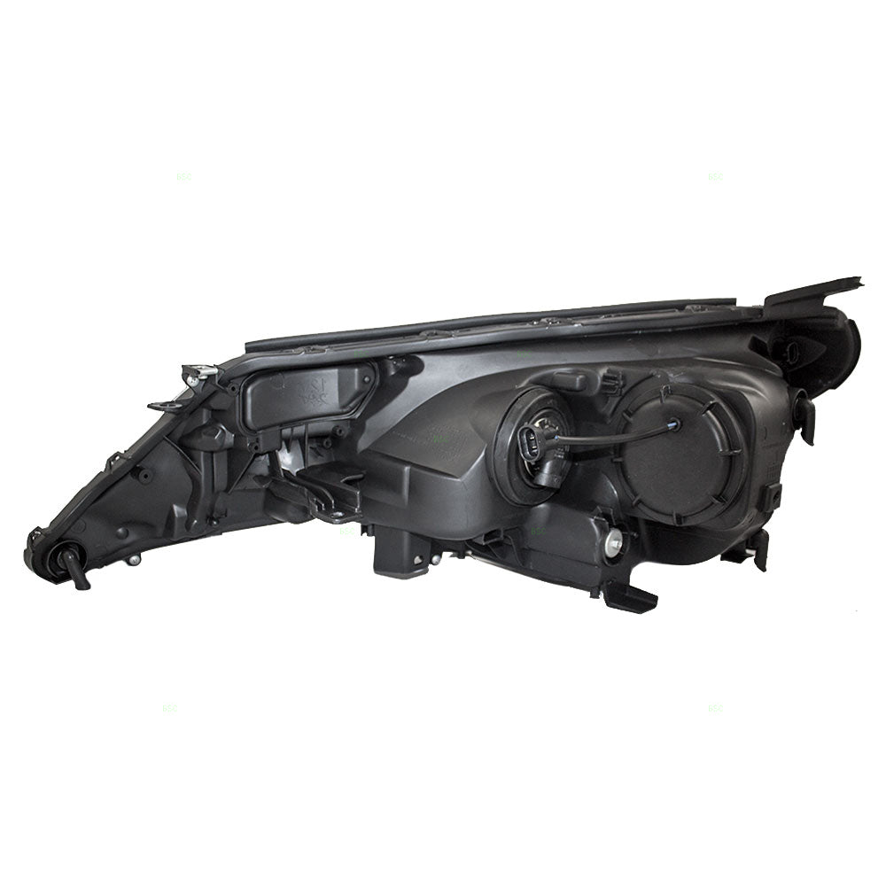 Brock Replacement Passengers Combination Halogen Headlight Headlamp Assembly Compatible with 13-15 RAV4 81110-0R042