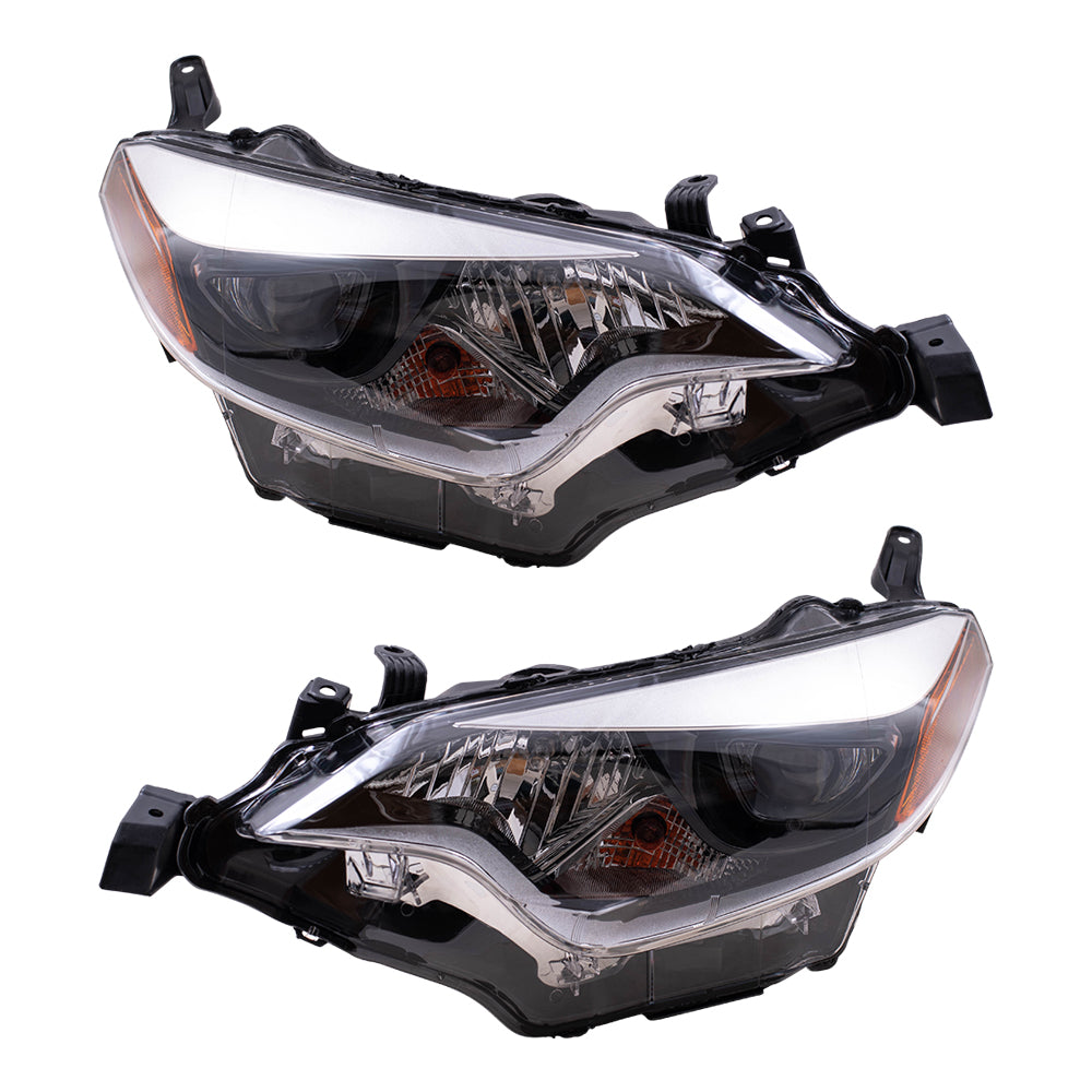 Headlight for 2014-2016 Corolla 8115002E60 Set