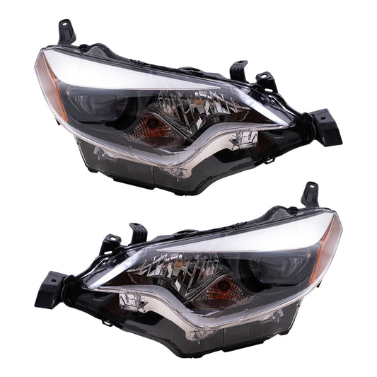 Headlight for 2014-2016 Corolla 8115002E60 Set