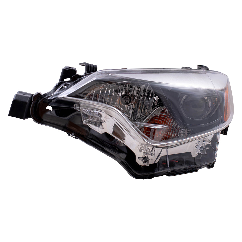Brock Replacement Drivers Headlight Headlamp Lens Compatible with Corolla 81150-02E60