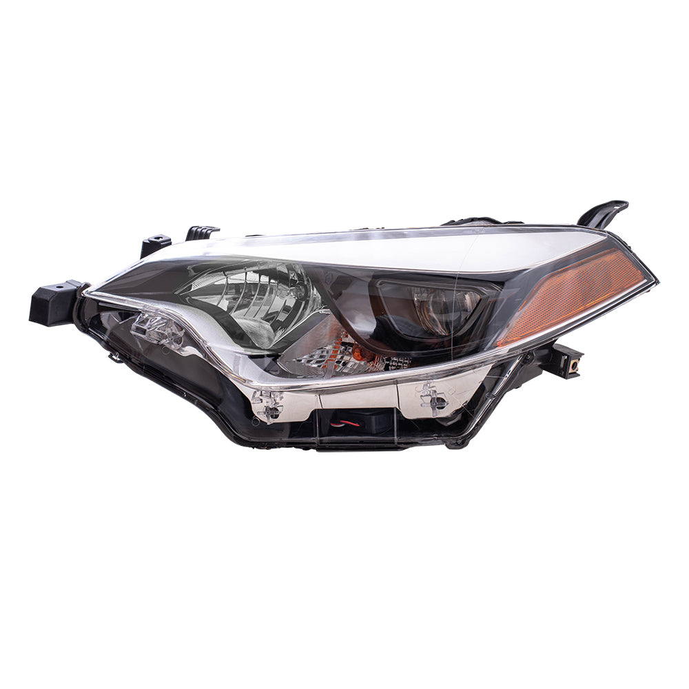 Brock Replacement Drivers Headlight Headlamp Lens Compatible with Corolla 81150-02E60
