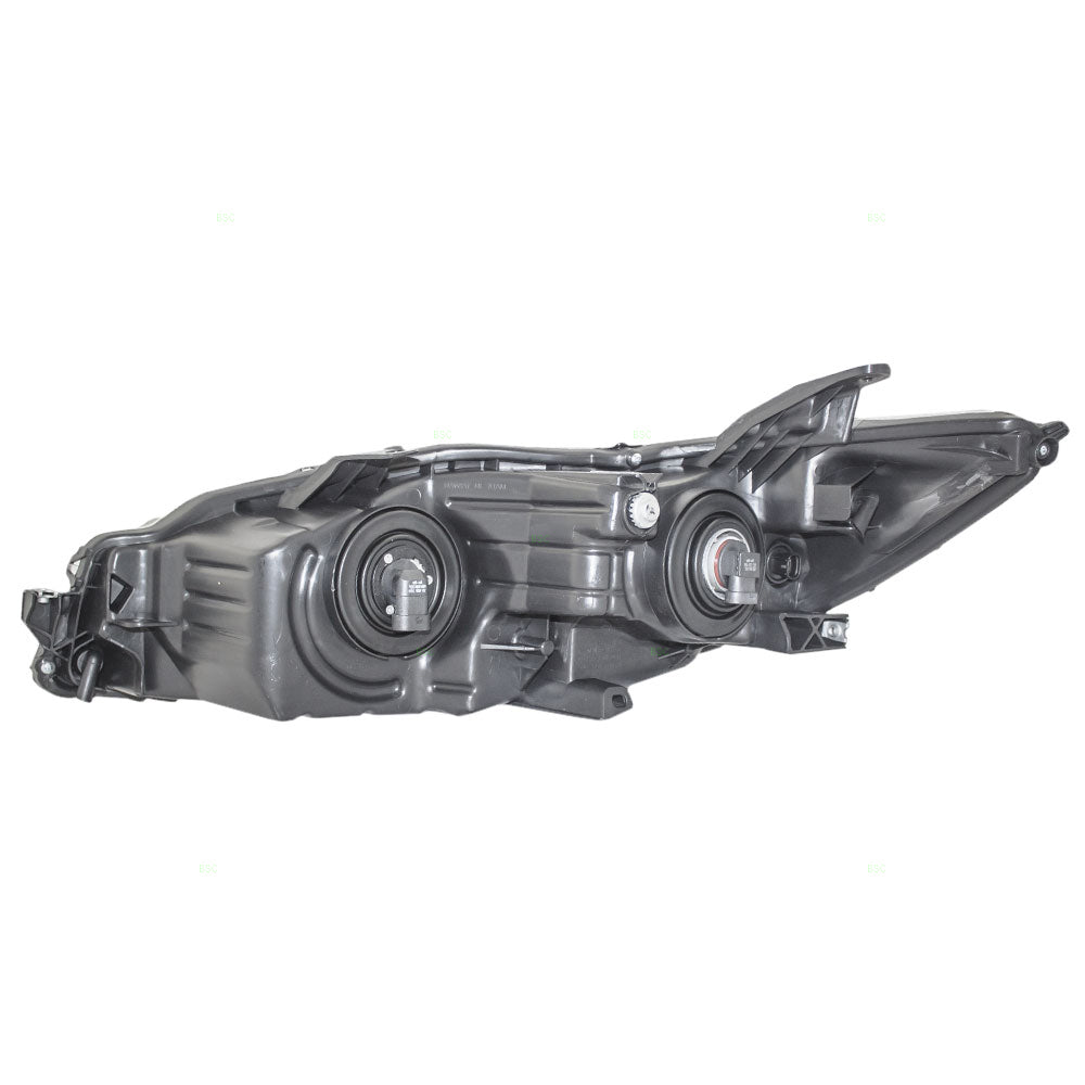 Brock Replacement Passengers Halogen Headlight Headlamp with Black Housing Compatible with Camry & Hybrid 81110-06E10