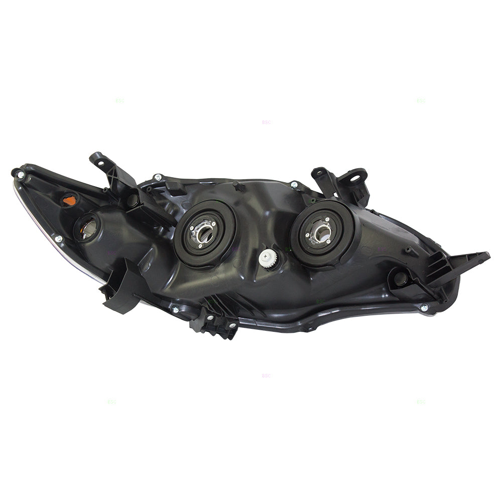 Brock Replacement Drivers Headlight Headlamp Lens w/ Chrome Housing Unit Compatible with Corolla 81170-12F10