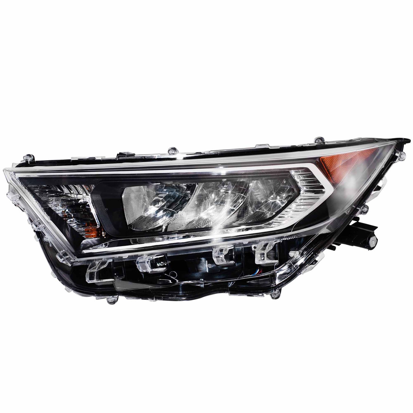 Headlight for 2019-2021 RAV4 LED w/ Chrome Bezel NA Built Except LE 811500R142 Left TO2502275