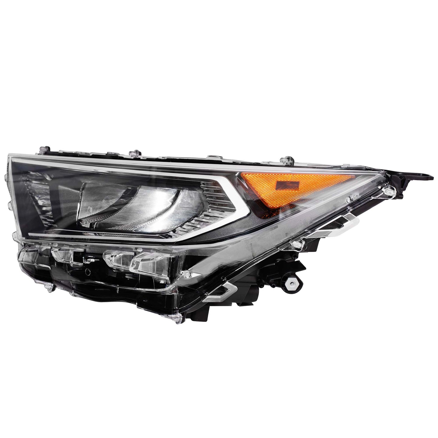 Headlight for 2019-2021 RAV4 LED w/ Chrome Bezel NA Built Except LE 811500R142 Left TO2502275