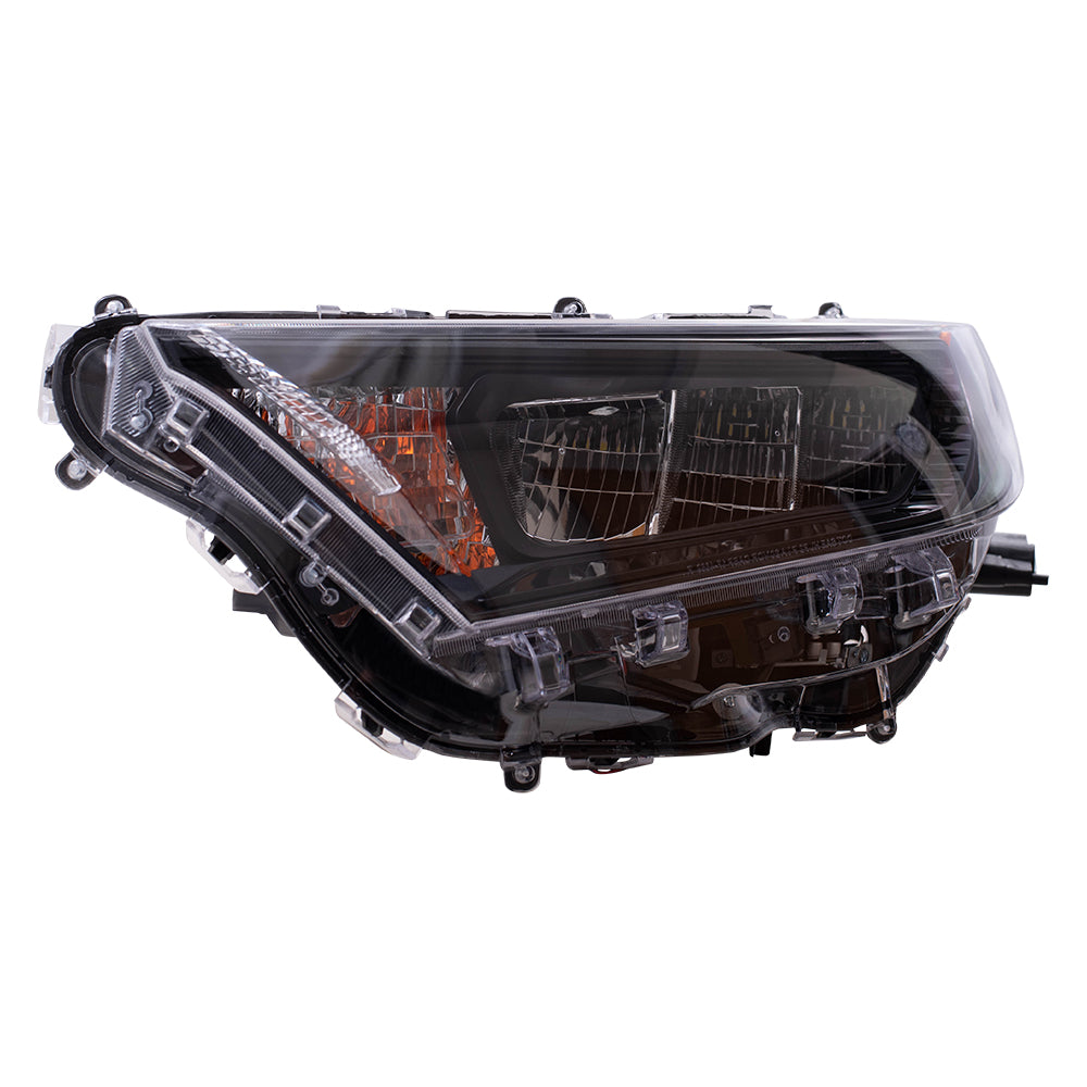 Headlight for 2019-2022 RAV4 LED LE Black NA Built w/o LED Signal w/o Adaptive 811500R152 Left