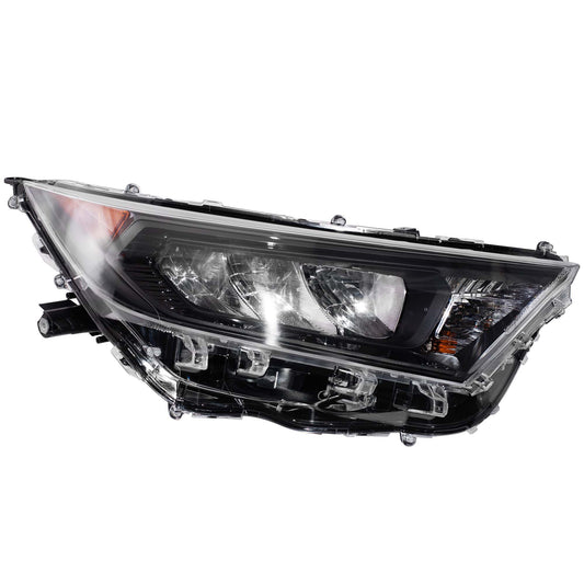 Headlight for 2019-2022 RAV4 LED LE Black NA Built w/o LED Signal w/o Adaptive 811100R152 Right TO2503274