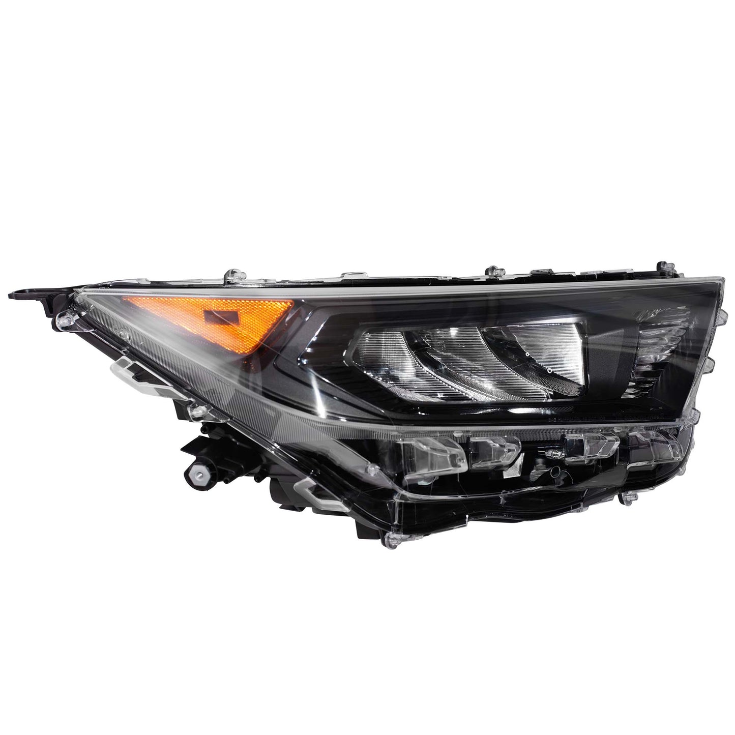 Headlight for 2019-2022 RAV4 LED LE Black NA Built w/o LED Signal w/o Adaptive 811100R152 Right TO2503274