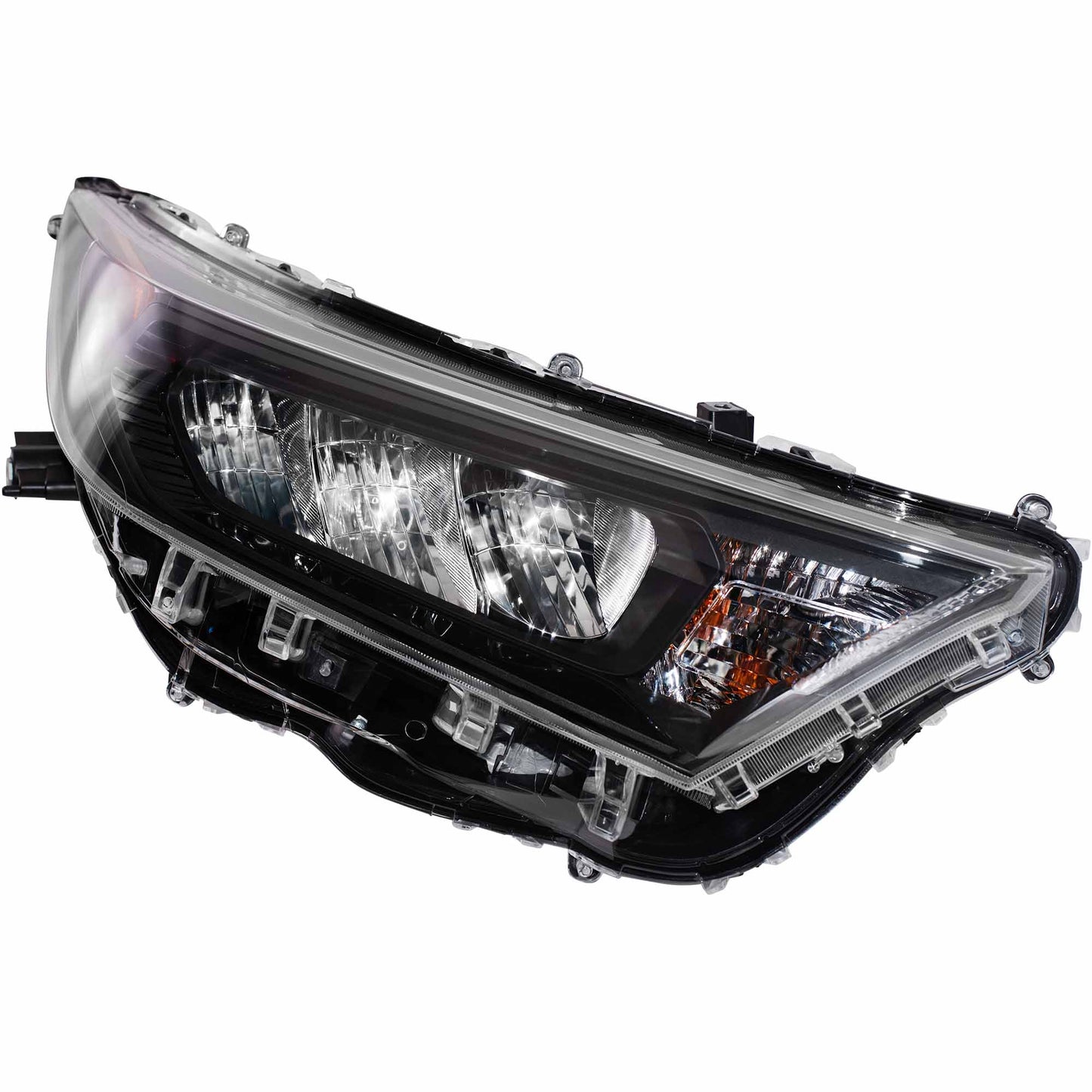Headlight for 2019-2022 RAV4 LED LE Black NA Built w/o LED Signal w/o Adaptive 811100R152 Right TO2503274
