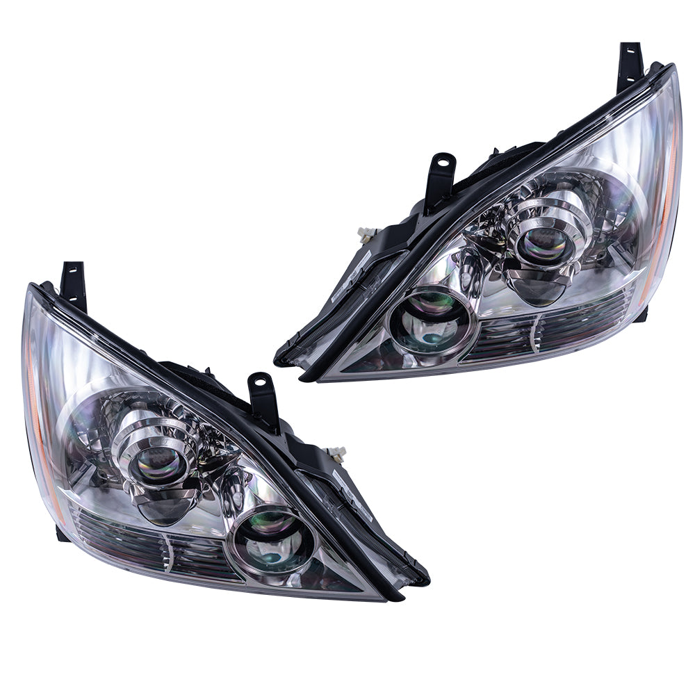 Brock 6221-0193LR Replacement Halogen Headlight Set