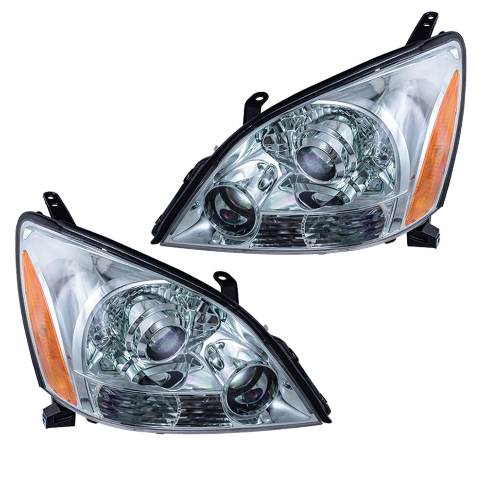 Brock 6221-0194LR Replacement Halogen Headlight Set