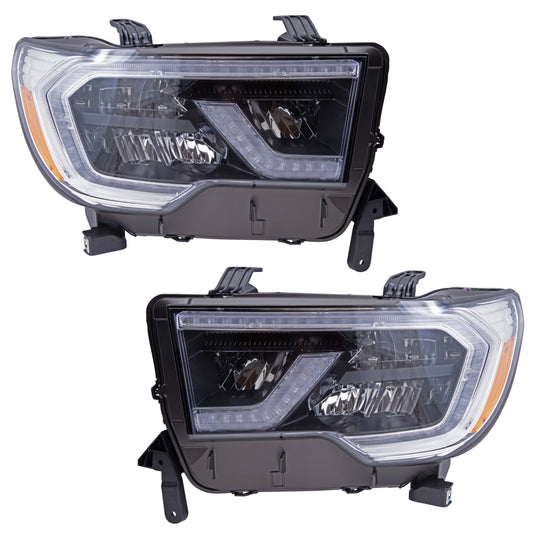 Headlight for 2018-2022 Sequoia LED Platinum 811500C150 Set