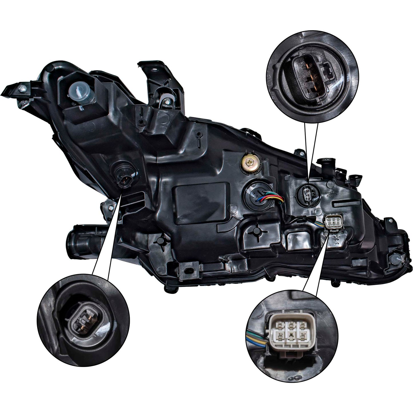 Headlight for 2020-2024 Camry LED SE/XSE w/ TRD Package w/o LED Signal Black 8115006C20 Left TO2502299