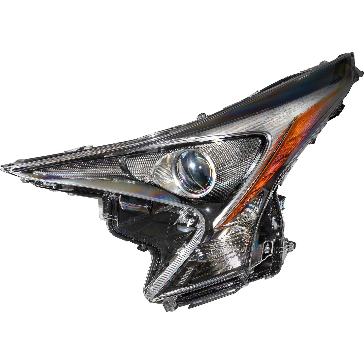Brock Driver Side Left LED Combination Headlight Assembly Compatible with 2016-2018 Toyota Prius Without Fog Lights 6221-0200L