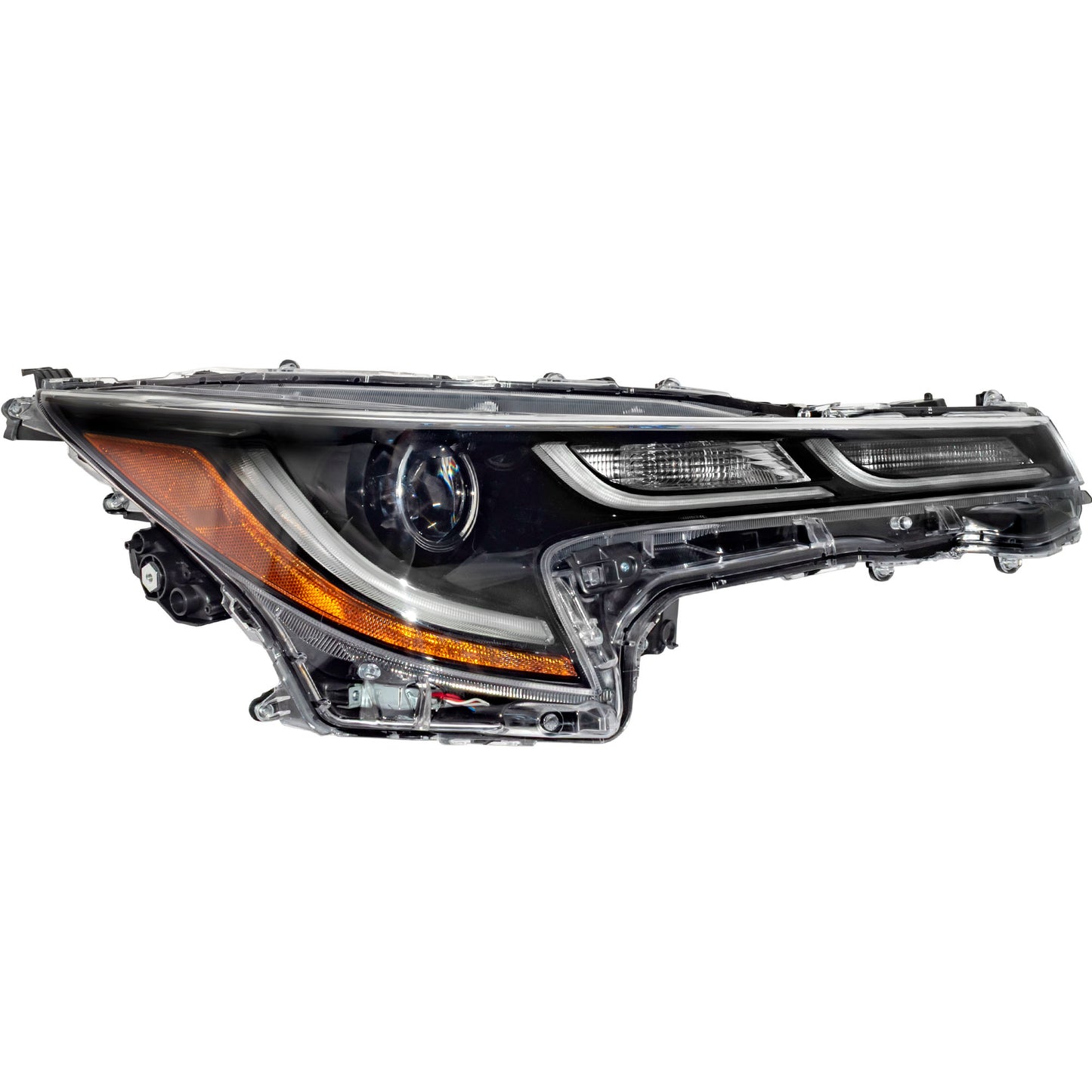 Brock Passenger Side Right LED Combination Headlight Assembly Compatible with 2020-2022 Toyota Corolla Sedan North American Built SE/XLE/XSE Without Apex/Nightshade 6221-0204R