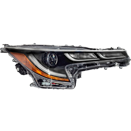 Brock Passenger Side Right LED Combination Headlight Assembly Compatible with 2020-2022 Toyota Corolla Sedan North American Built SE/XLE/XSE Without Apex/Nightshade 6221-0204R