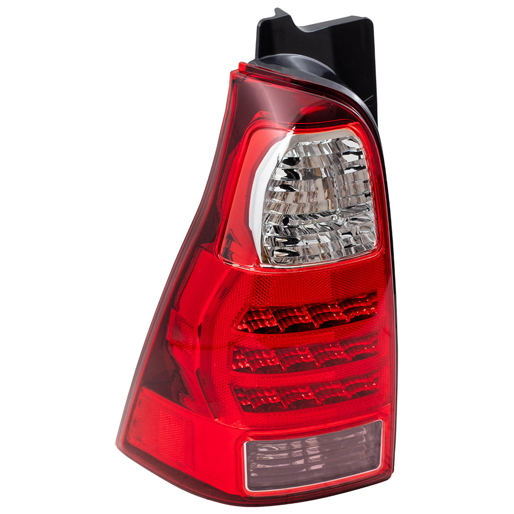 Brock Replacement Drivers Taillight Tail Lamp Compatible with 06-09 4Runner 81561-35280