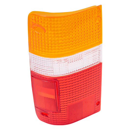 Brock Replacement Drivers Taillight Tail Lamp Lens Compatible with 89-95 Pickup Truck 8155189166