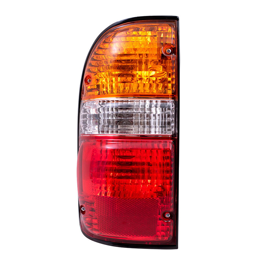 Brock Replacement Drivers Taillight Tail Lamp Lens Compatible with 01-04 Pickup Truck 8156004060