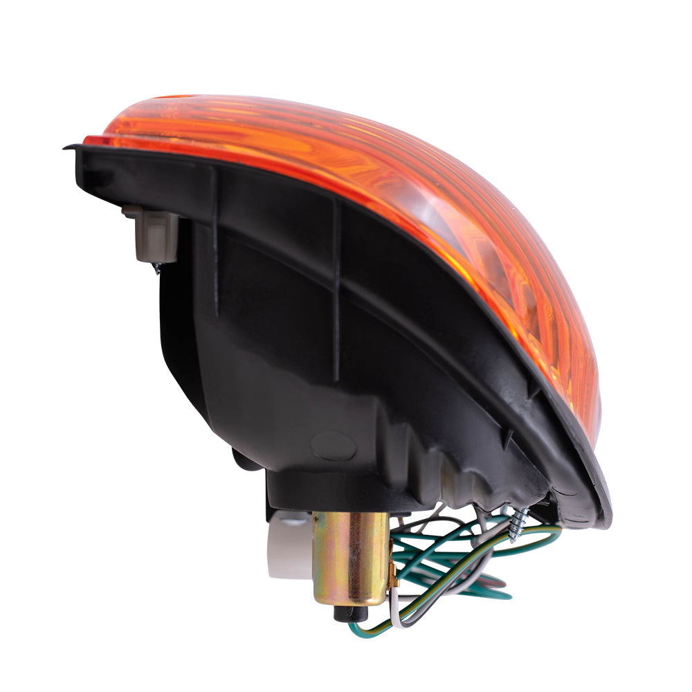 Brock Replacement Drivers Taillight Tail Lamp Lens Compatible with 01-04 Pickup Truck 8156004060