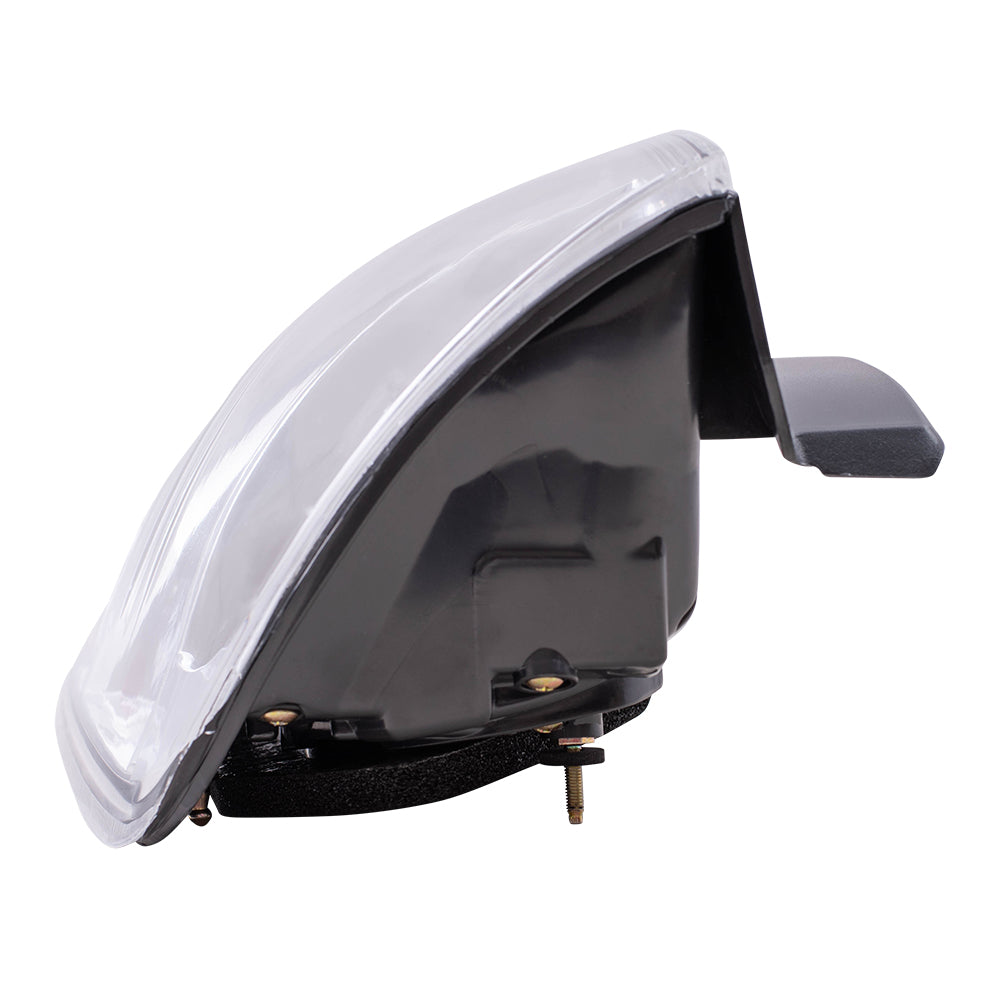 Brock Replacement Passengers Taillight Tail Lamp with Chrome Trim Compatible with 06-09 Prius 8155147100