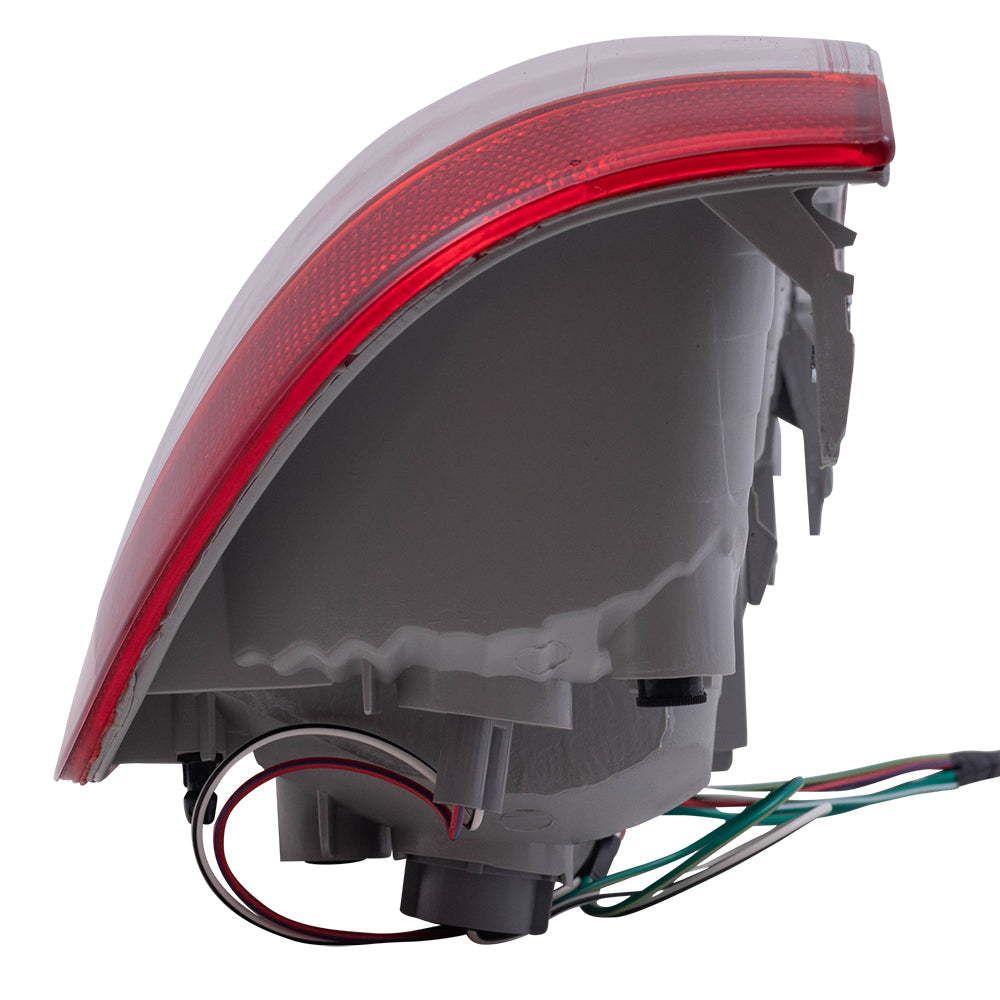 Brock Replacement Passenger Side Tail Light Assembly Compatible with 2004-2006 Tundra Double Cab with Standard Bed