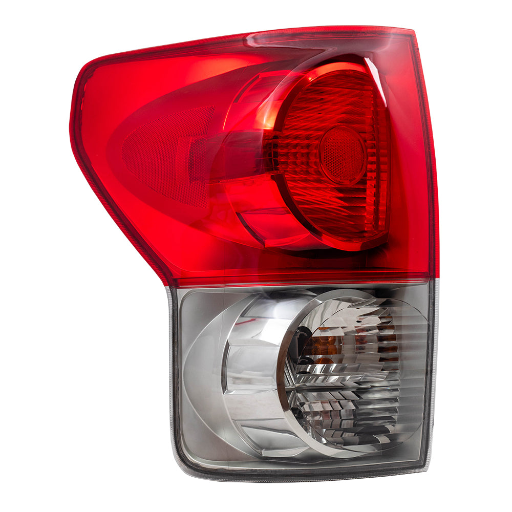 Brock Replacement Drivers Taillight Tail Lamp Compatible with 2007-2009 Tundra Pickup Truck 81560-0C070