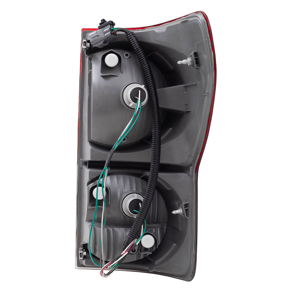 Brock Replacement Drivers Taillight Tail Lamp Compatible with 2007-2009 Tundra Pickup Truck 81560-0C070