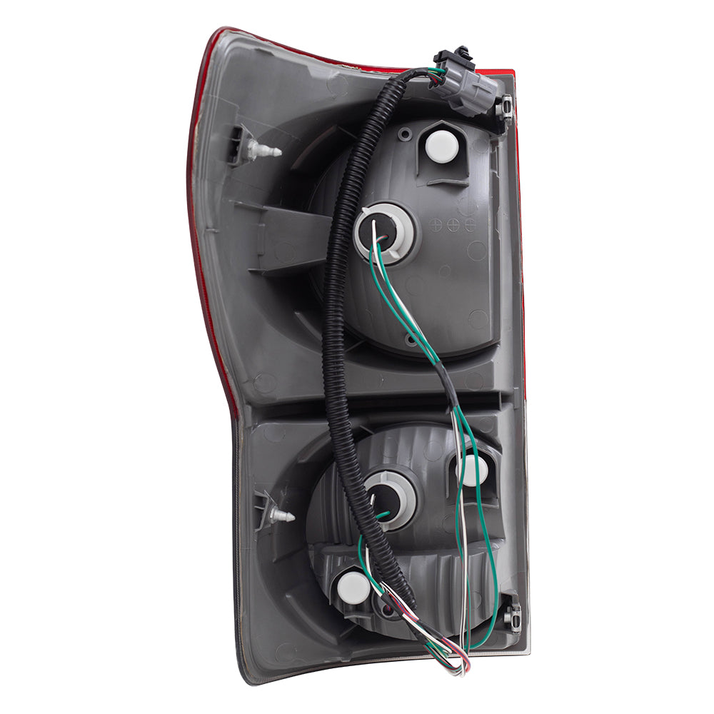 Brock Replacement Passengers Taillight Tail Lamp Compatible with 2007-2009 Tundra Pickup Truck 81550-0C070