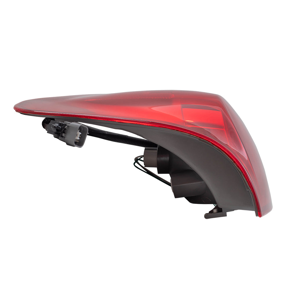 Brock Replacement Passengers Taillight Tail Lamp Compatible with 2007-2009 Tundra Pickup Truck 81550-0C070