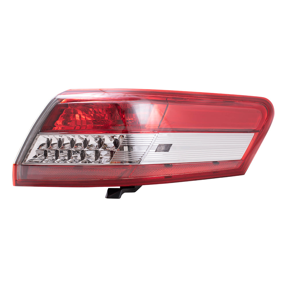 Brock Replacement Passengers Taillight Quarter Panel Mounted Tail Lamp Compatible with 10-11 Camry 8155006340