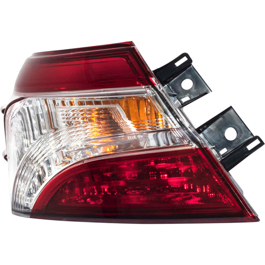 Brock Driver Left CAPA Certified Tail Light Assembly Body Mounted Compatible With North American Built 2018-2020 Toyota Camry 6222-0085L-CAPA