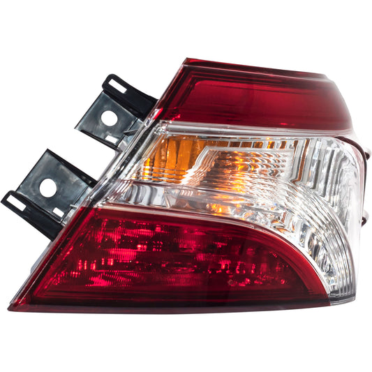 Brock Passenger Right CAPA Certified Tail Light Assembly Body Mounted Compatible With North American Built 2018-2020 Toyota Camry 6222-0085R-CAPA