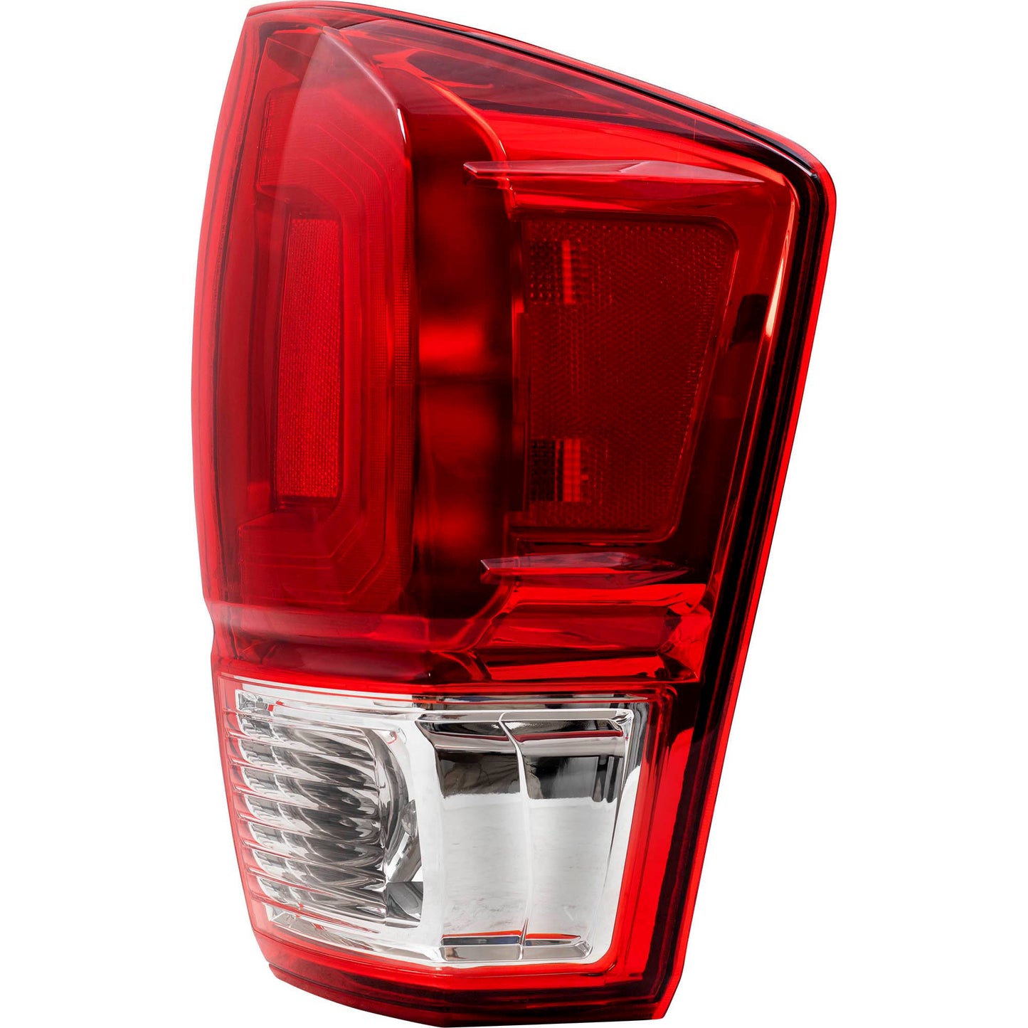 Brock Aftermarket Replacement Driver Left Passenger Right Combination Tail Light Assembly Without Black Bezel Set Compatible With 2016-2017 Toyota Tacoma SR/SR5