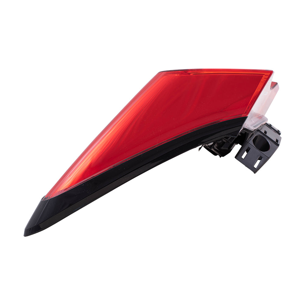Brock Replacement Driver and Passenger Set Tail Lights Quarter Panel Body Mounted Lens Compatible with 2018-2019 C-HR