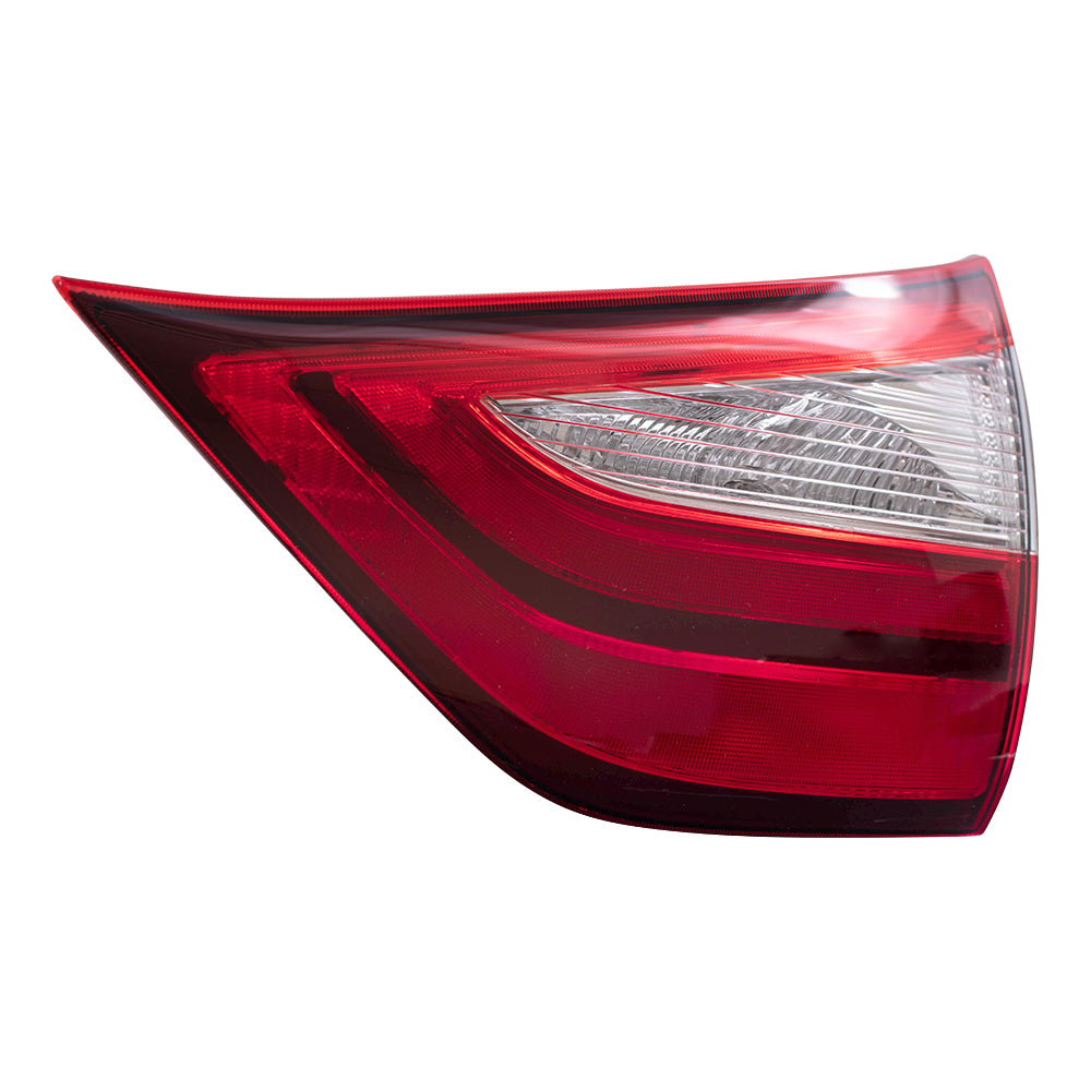 Brock Replacement Driver and Passenger Tail Lights Liftgate Mounted Compatible with 2015-2019 Toyota Sienna EXCEPT SE