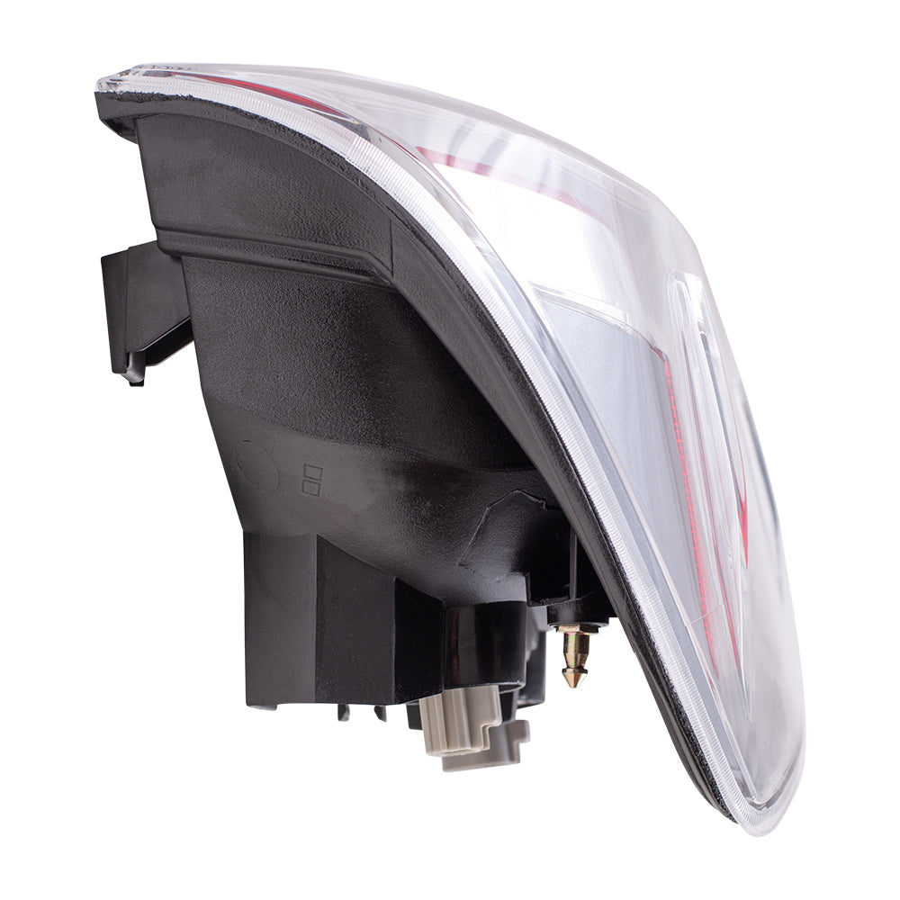 Tail Light for 2020-2023 Tacoma TRD Chrome Bezel-Smoked Back-Up Light 8156004210 Left TO2800206