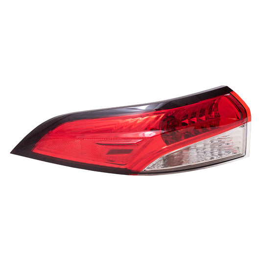 Brock Aftermarket Replacement Driver Left Combination Tail Light Assembly Body Mounted Compatible With 2020-2022 Toyota Corolla L/LE/SE Sedan North America Built