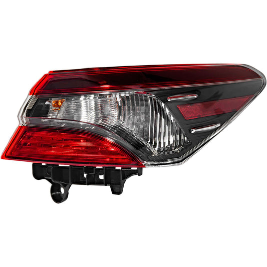 Brock Passenger Right Combination Tail Light Body Mounted Compatible with 2021-2024 Toyota Camry L/LE/TRD/XSE With TRD Package 2021-2024 Toyota Camry Hybrid LE/SE 6222-0109R