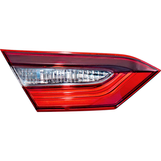 Brock 6222-0110L Driver Side Left Combination Tail Light Assembly Lid Mounted Compatible with 2021-2024 Toyota Camry L/LE/TRD/XSE With TRD Package 2021-2024 Toyota Camry Hybrid LE/SE