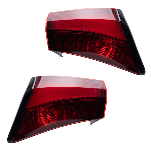 Brock 6222-0140LR Replacement Tail Light Unit Set