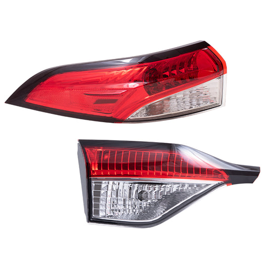 Brock 6222-0141LC2 Replacement Tail Light Assembly Set
