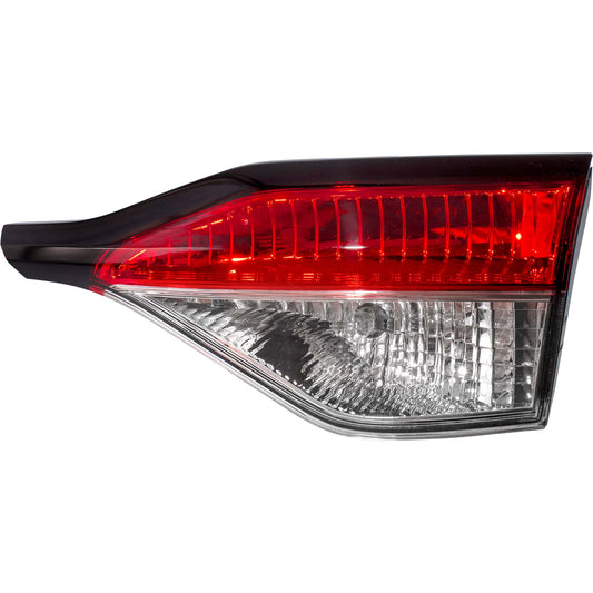 Brock Passenger Right CAPA Certified Combination Tail Light Assembly Lid Mounted Compatible With 2020-2024 Toyota Corolla L/LE/SE Sedan North American Built 6222-0141R-CAPA